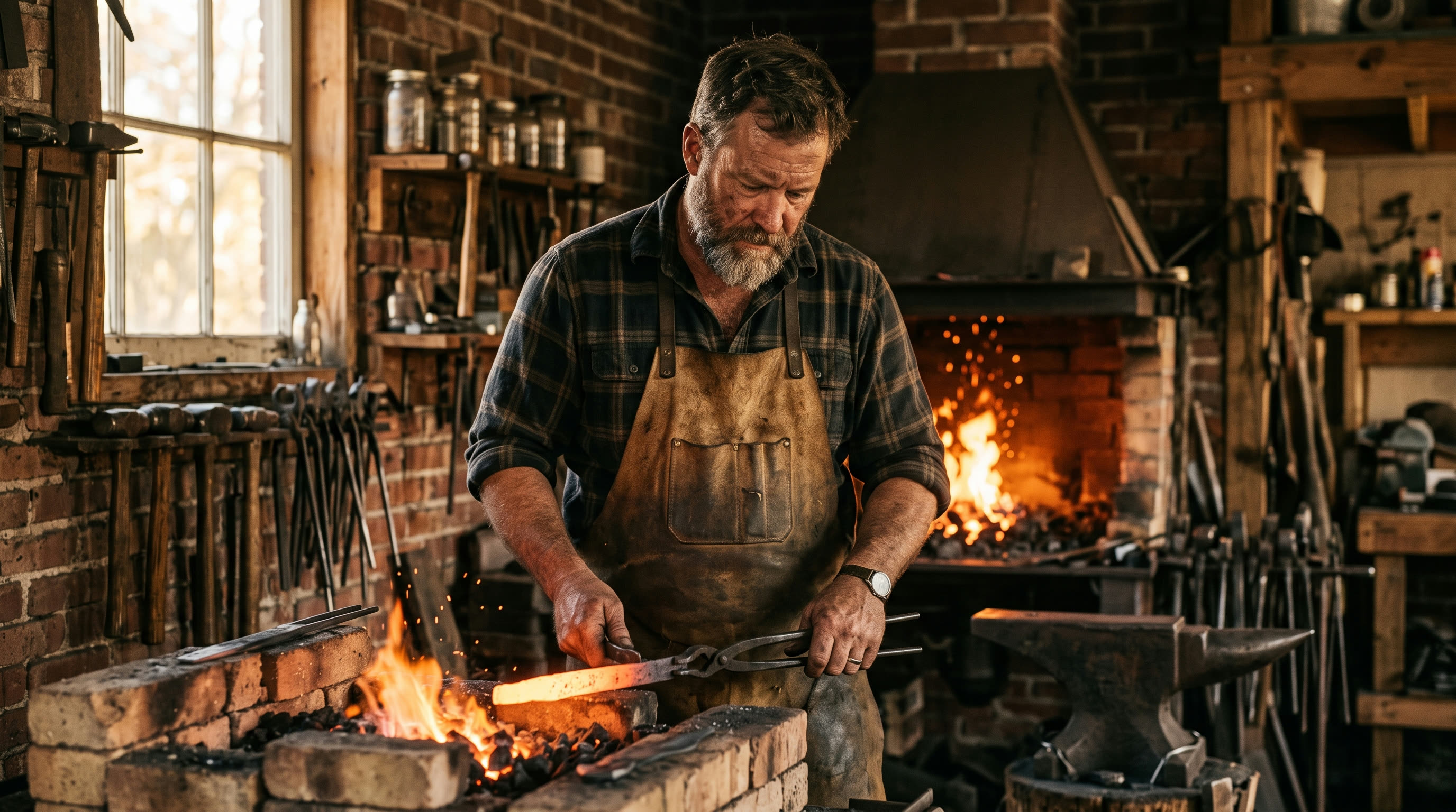 Dale McCrae, bladesmith in Chattanooga, Tennessee